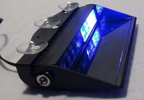 Stroboscop LED auto parbriz COB rosu albastru