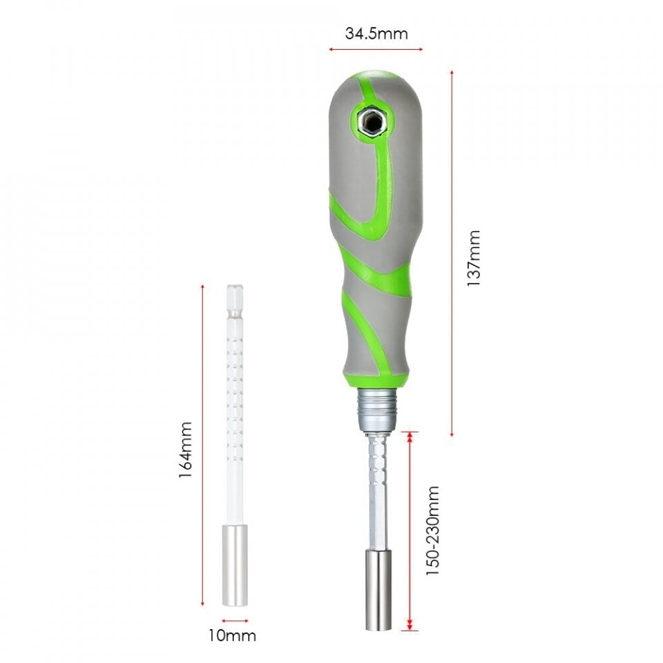 Set surubelnita magnetica cu 41 piese