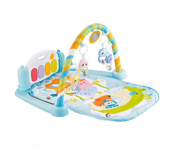 Saltea de joaca muzicala interactiva Baby Piano 5 in 1, Fetite si Baieti Centru de activitati pentru bebelusi