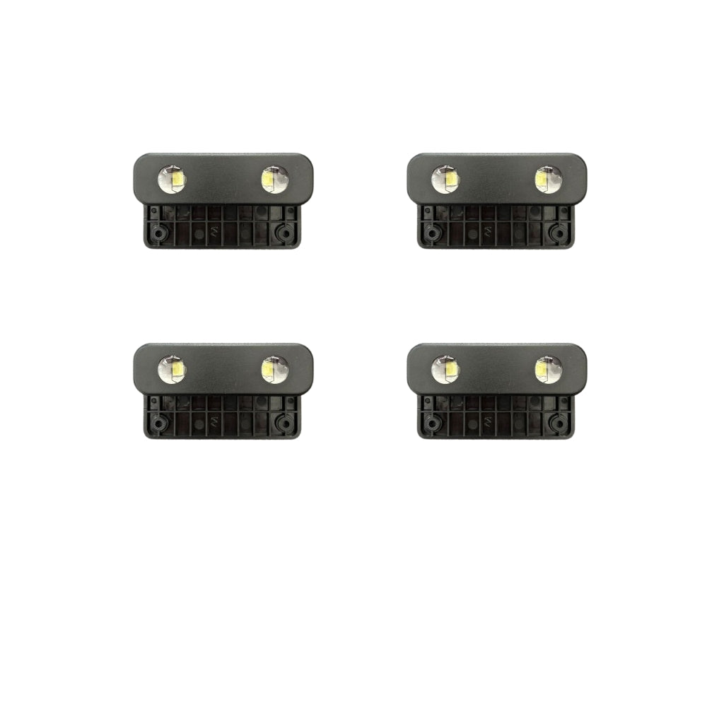 Set 4 Lampi Solare pentru Trepte sau Terase, Rezistente la Apa, Durabile