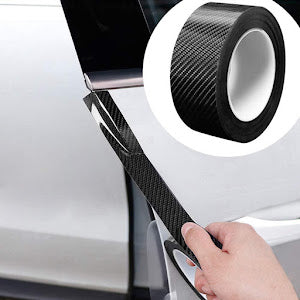 Folie de protectie carbon 3D, rola 7 cm x 3 M, Negru mat