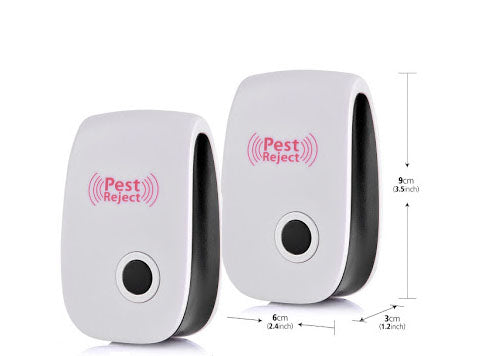 Set 2 Dispozitive antidaunatori Pest Reject Repeller Ultrasonic