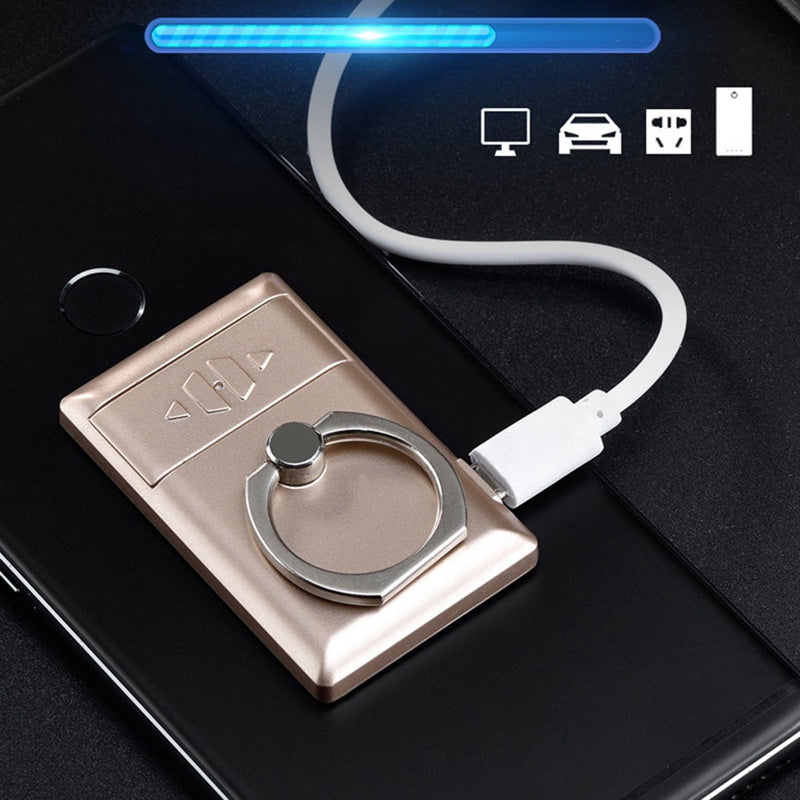 Bricheta Electrica cu USB - Suport Inel Bricheta Telefon