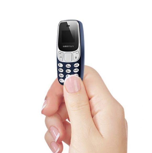 Mini telefon mobil, BM10 Dual SIM, OLED, 7 cm, 30 grame, 350mAh