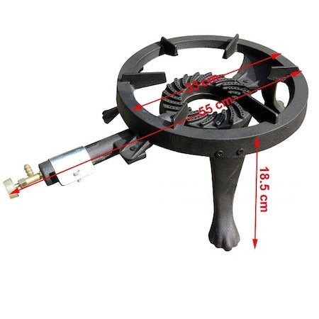 Arzator GPL din fonta rotund, diametru 33 cm.