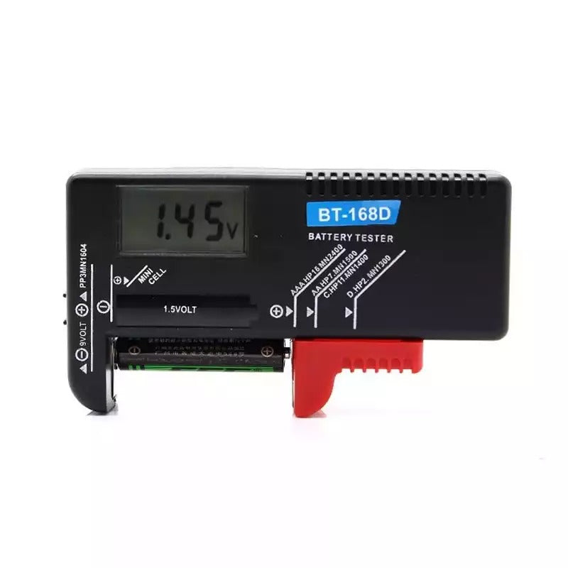 Tester pentru baterii, 1.5 v -9v, Afisaj Digital