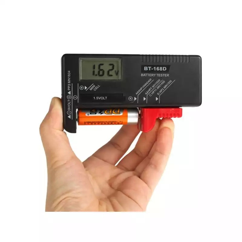 Tester pentru baterii, 1.5 v -9v, Afisaj Digital