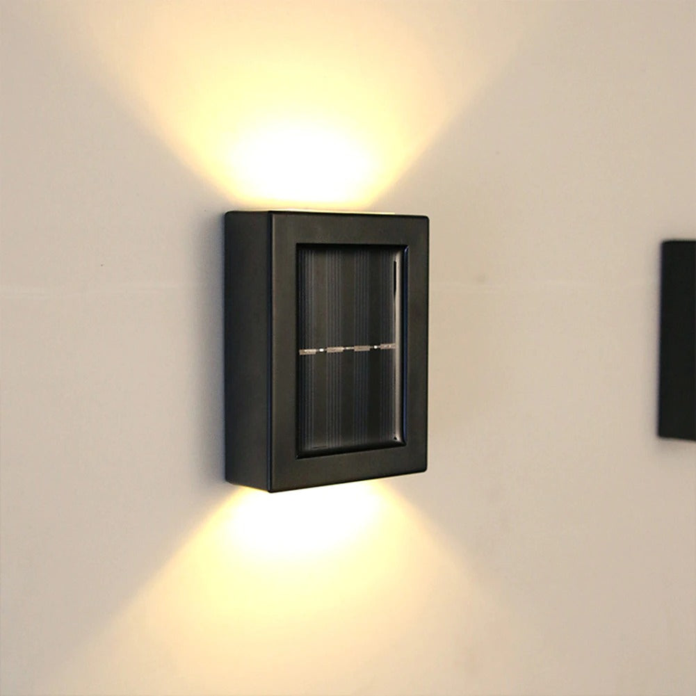 Set 2 lampi solare de perete LED