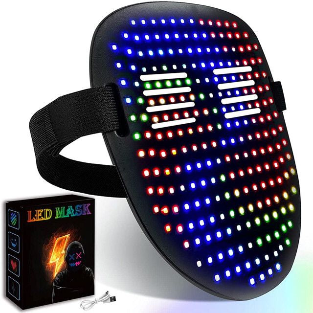 MASCA LED, RGB CU 50 DE IMAGINI SI SENZOR