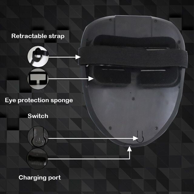 MASCA LED, RGB CU 50 DE IMAGINI SI SENZOR