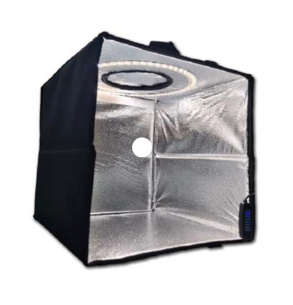 Mini studio portabil, LED-uri incorporate, fotografie/mini-filmulete de produs, 40x40cm