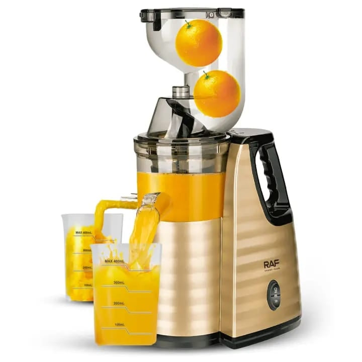Storcator Profesional RAF-2838 150W, cu Presare la Rece, Extractie Lenta si Motor Silentios