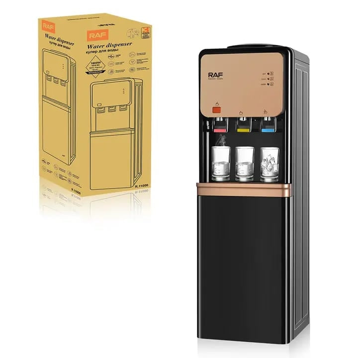 Dozator de Apa RAF-11000, 1600W cu Mini-Frigider integrat, 106CM Inaltime