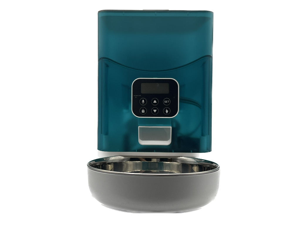 Dispenser automat hrana animalute, Inregistrare vocala, 3 L