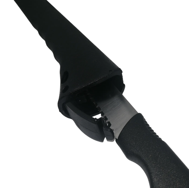 Topor Survivor, Futuristic Survival, otel inoxidabil, negru, 35.5 cm