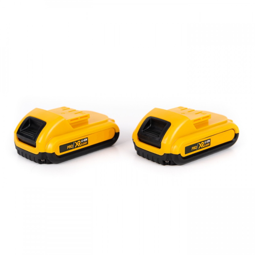 Trusa bormasina XR angrenaj metalic, 2 acumulatori, 36V, 8Ah, incarcator si 30 accesorii