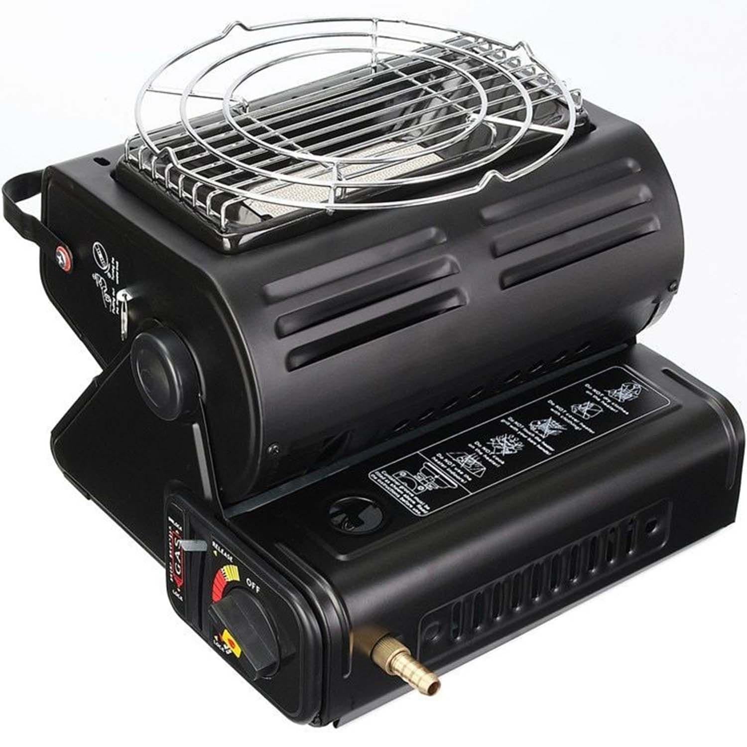 Aragaz portabil si incalzitor pentru camping 2in1, 1,3 KW
