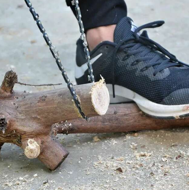 Mini Fierastrau de Buzunar tip Lant din Otel pentru Camping sau Drumetii, 103cm