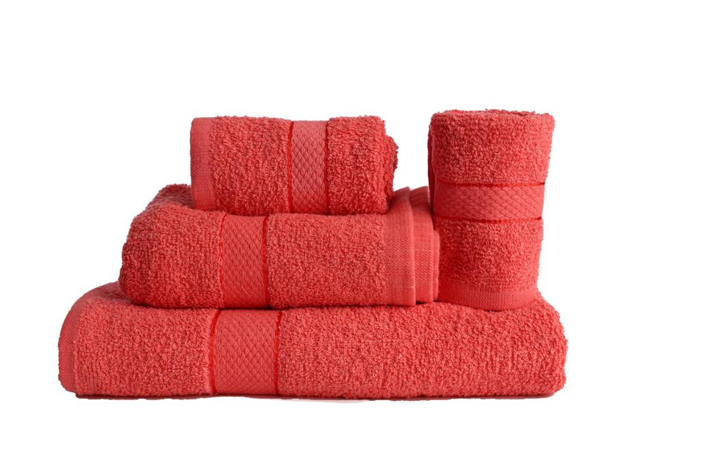 LICHIDARE DE STOC !  Set 4 prosoape, diferite culori, Pakistan, din bumbac 400 grame/metru pătrat