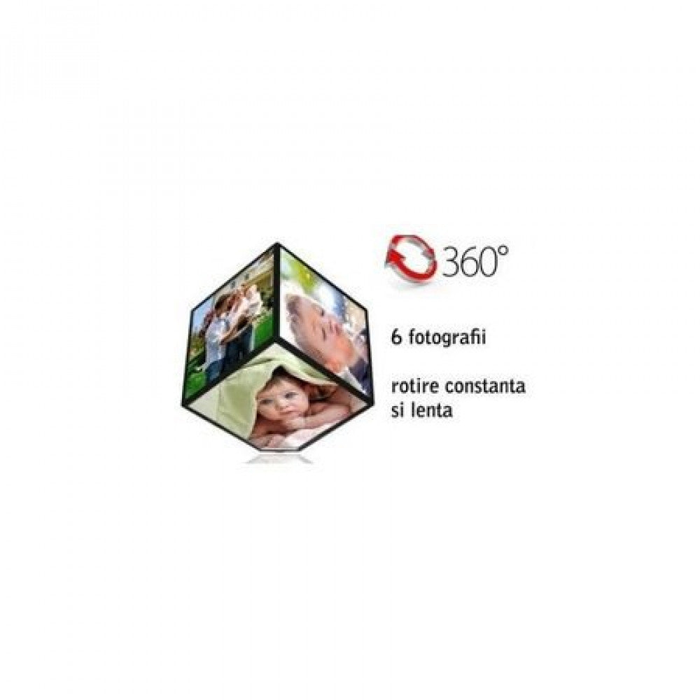 Cub rotativ 360 grade pentru 6 fotografii