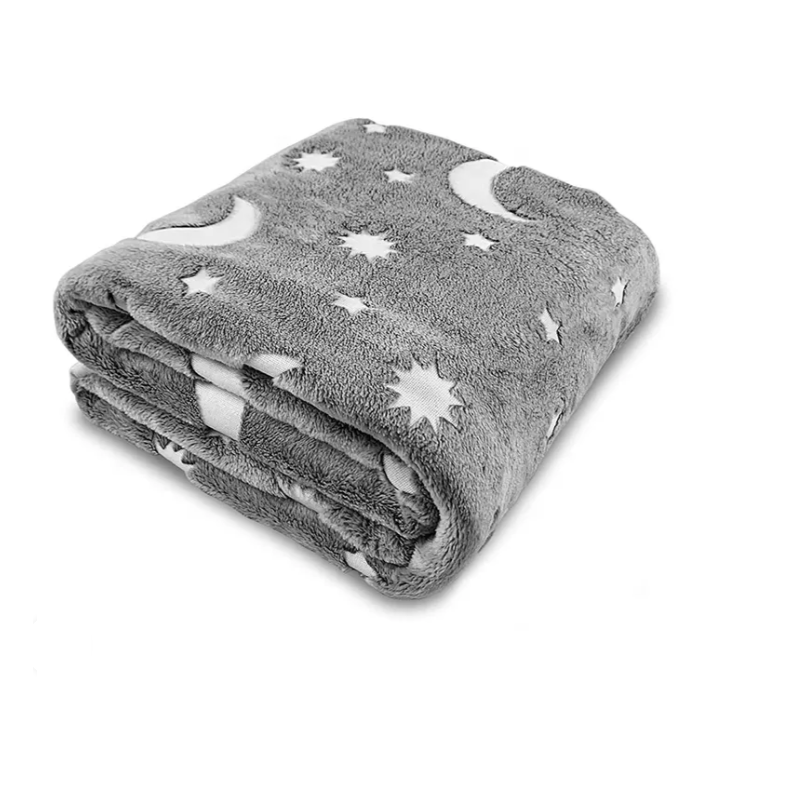 Patura Magic Blanket pentru copii, luminoasa si pufoasa, efect fosforescent