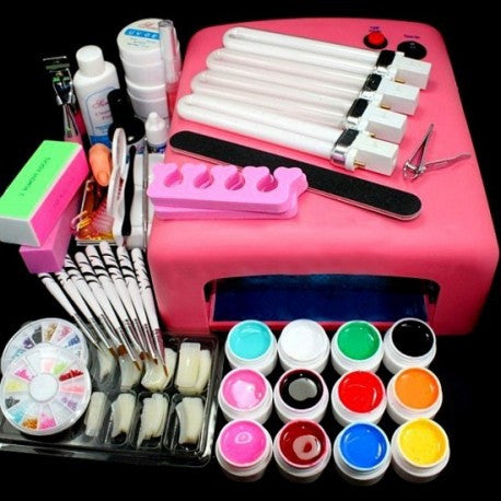 Set profesional manichiura constructii unghii cu gel