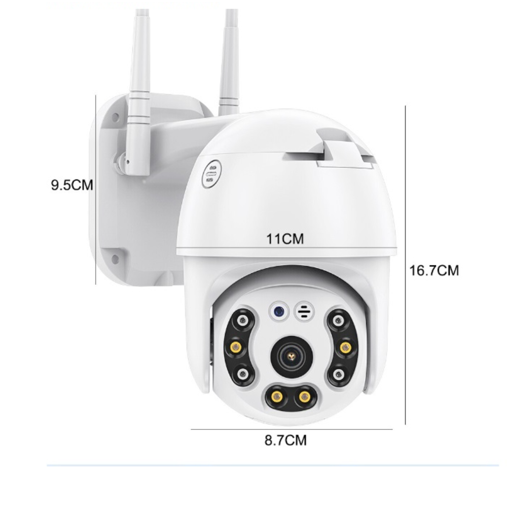 OFERTA 1+1 Camera supraveghere WIFI, interior / exterior, Rotativa, Cu Detectare Miscare 360