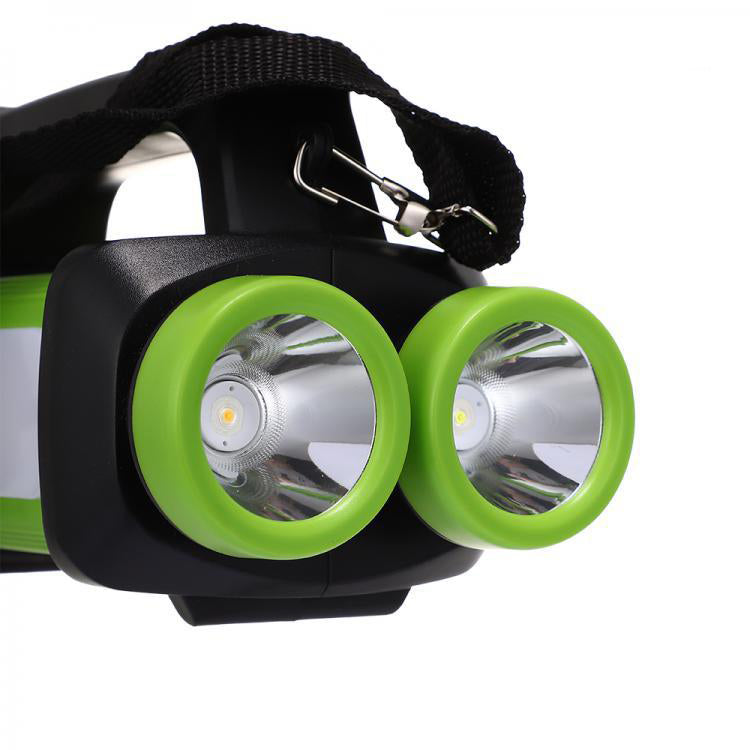Lanterna LED COB 2 in 1, 2 LED-uri centrale, 1 LED Lateral