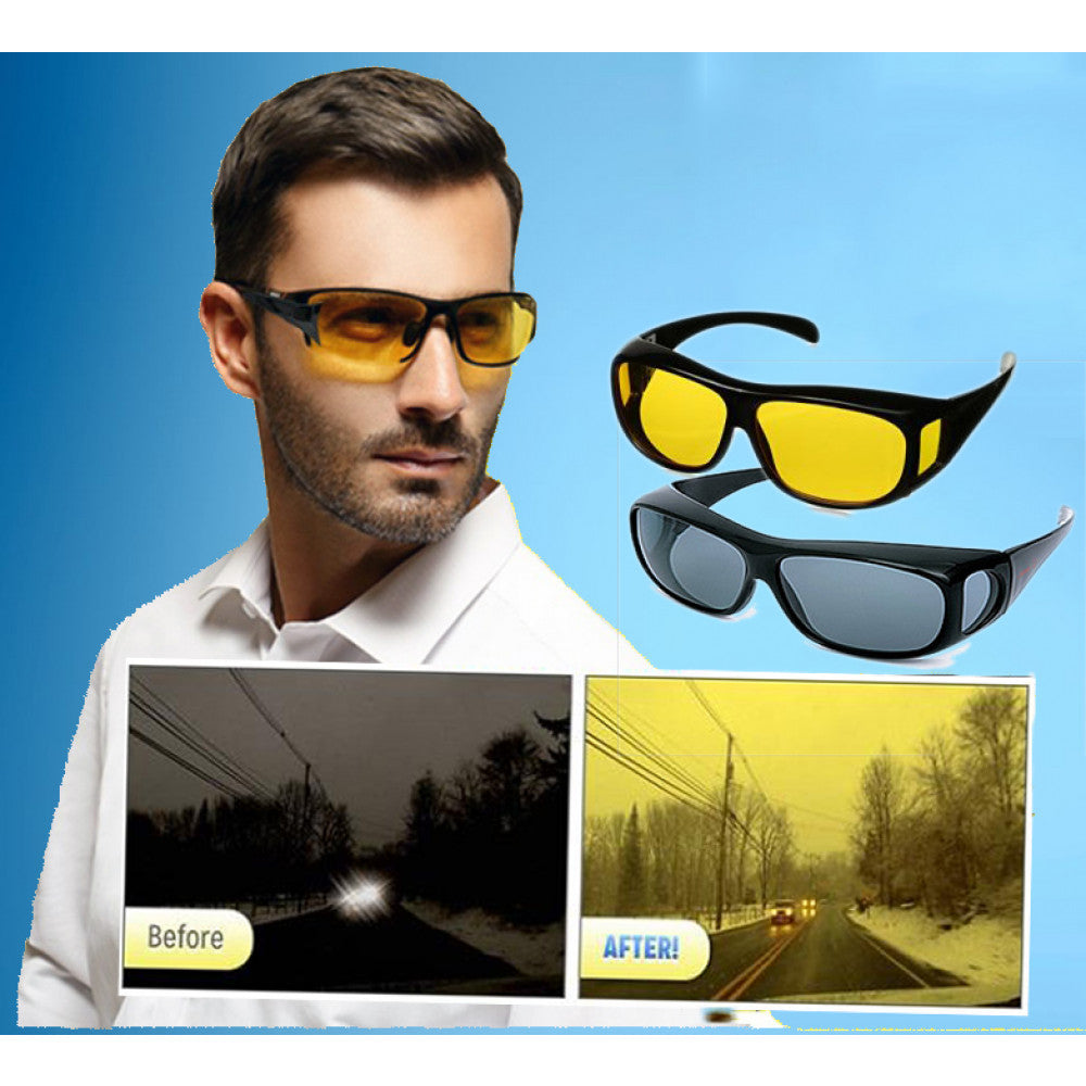 Set 2 Perechi Ochelari HD Zi si Noapte Condus Relax TeleshopTV