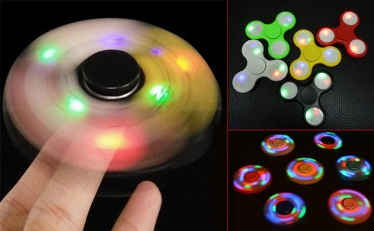 Jucarie antistres cu lumini Fidget Spinner