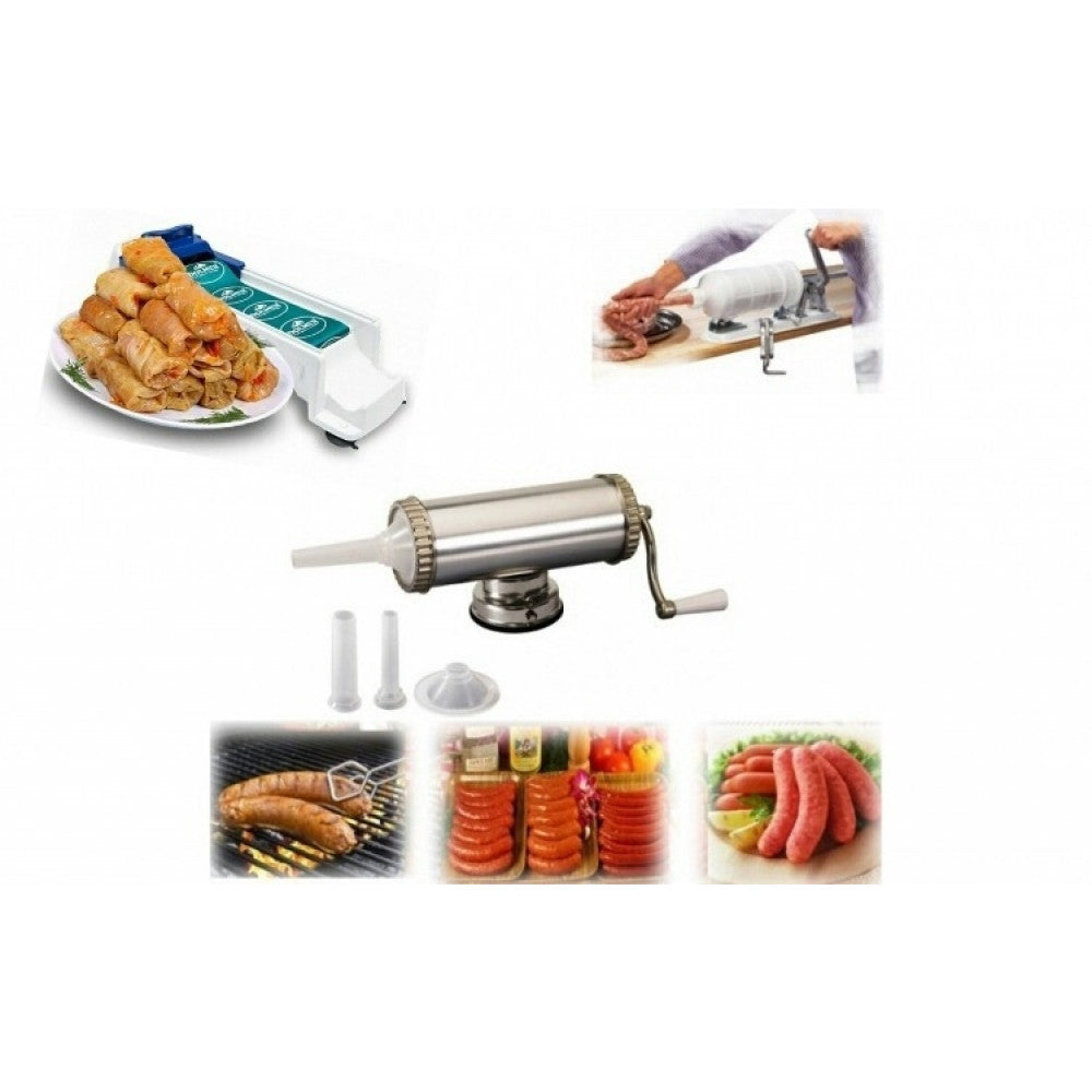 Set Aparat de facut sarmale si Masina de facut carnati capacitate 1,5kg