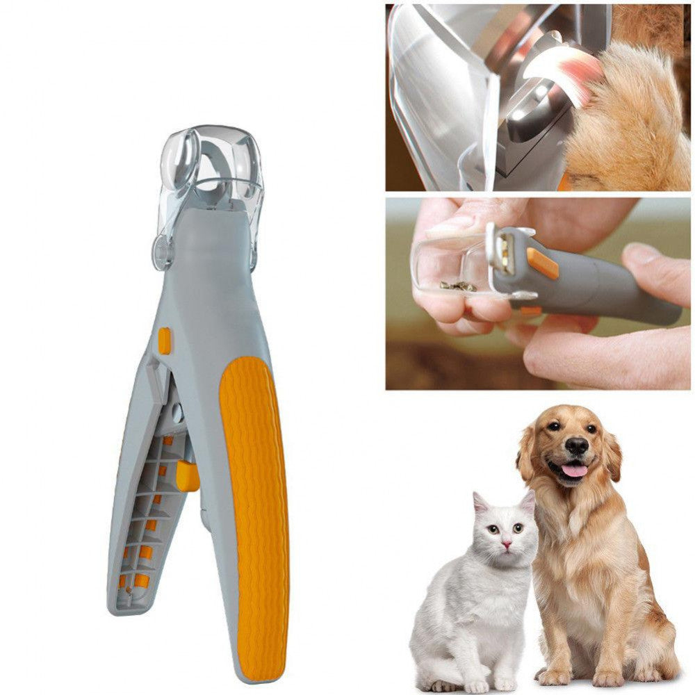 Cleste cu lupa si led pentru taiat unghii animale
