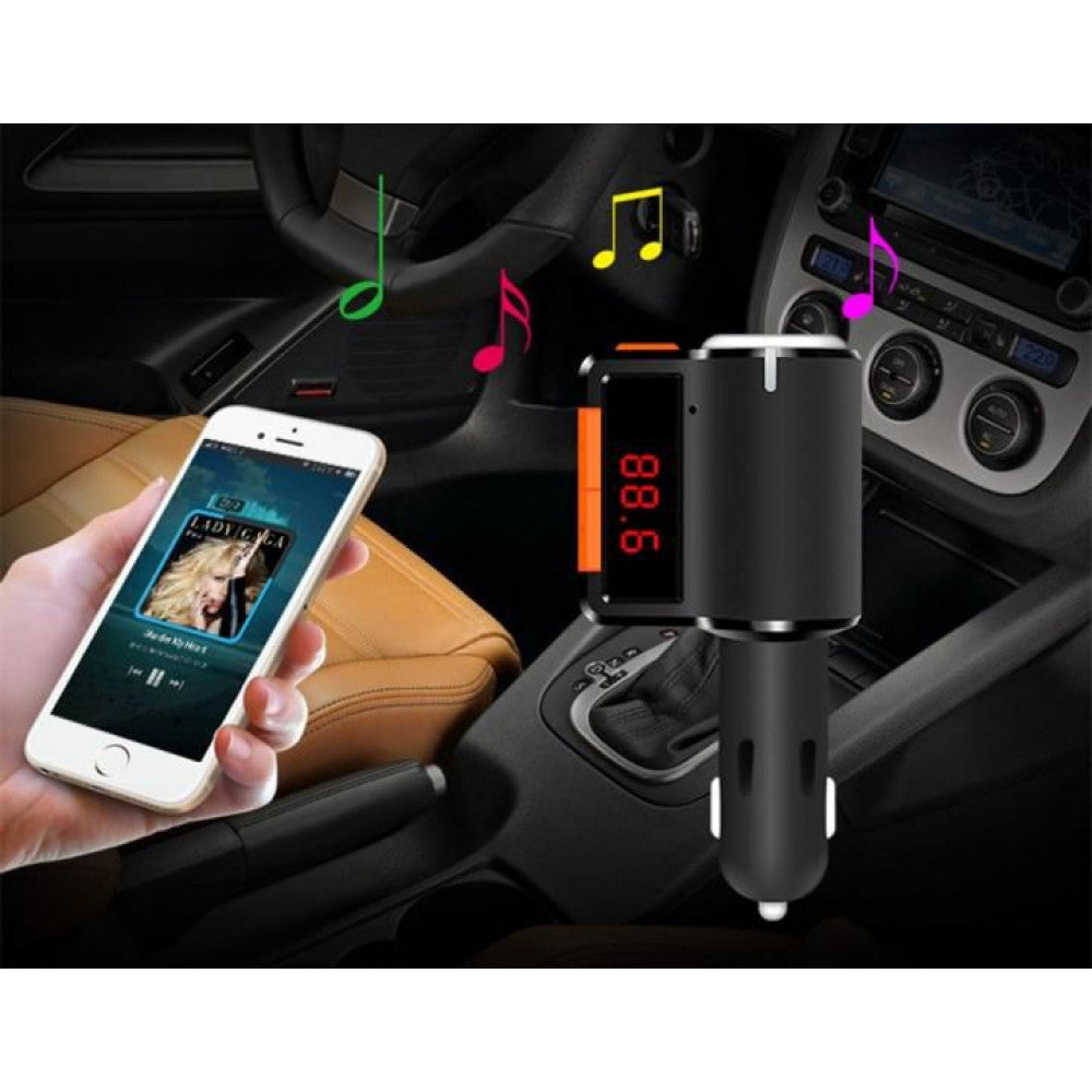 Modulator auto FM cu functie de incarcare si iesire Hands Free