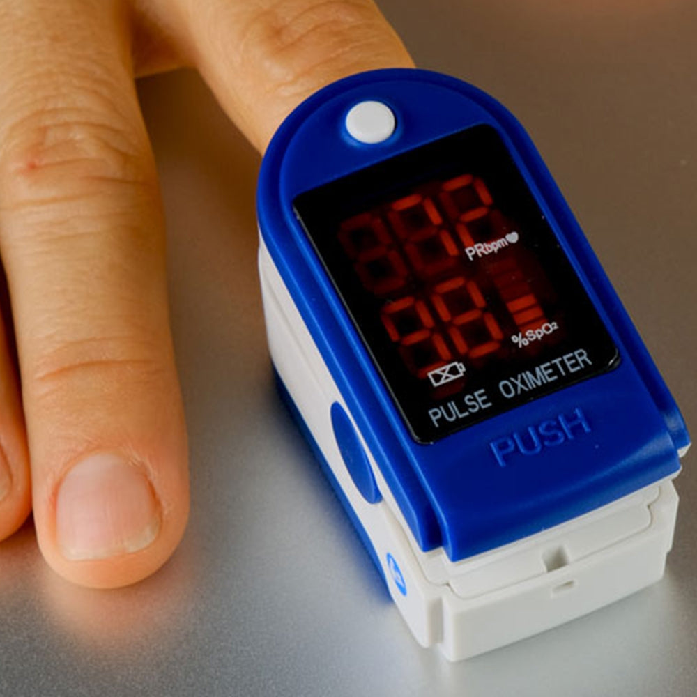 Dispozitiv de Masurat Saturatie Oxigen si Puls pentru Deget - Pulsoximetru / Oximetru
