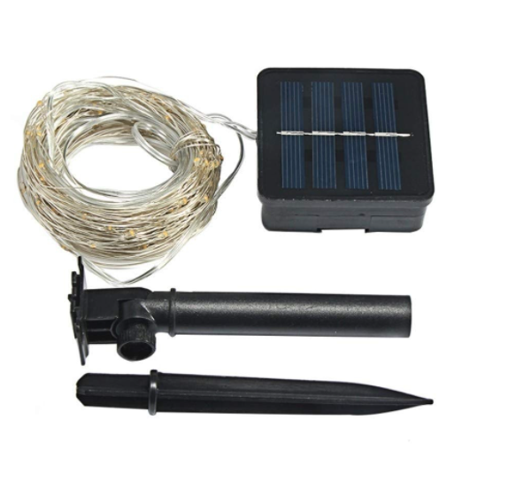 INSTALATIE SOLARA PENTRU CASA SAU GRADINA, 120 LED-URI, 26 METRI