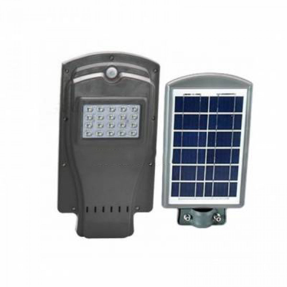 Proiector Stradal, 20 W, Panou Solar, Senzor De Lumina