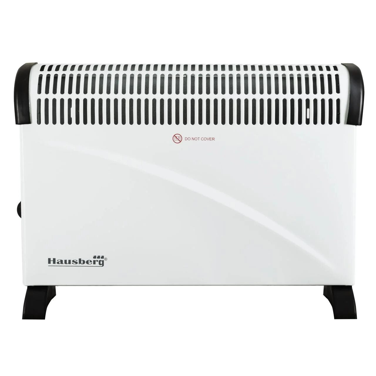 Convector electric HAUSBERG HB-8206, 3 trepte de putere 750/1250/2000W, termostat reglabil, protective supraincalzire, indicator luminos
