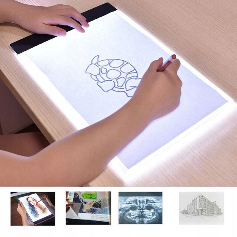 Tableta LED cu proiectare lumina pentru copierea desenelor, A4, Alimentare USB