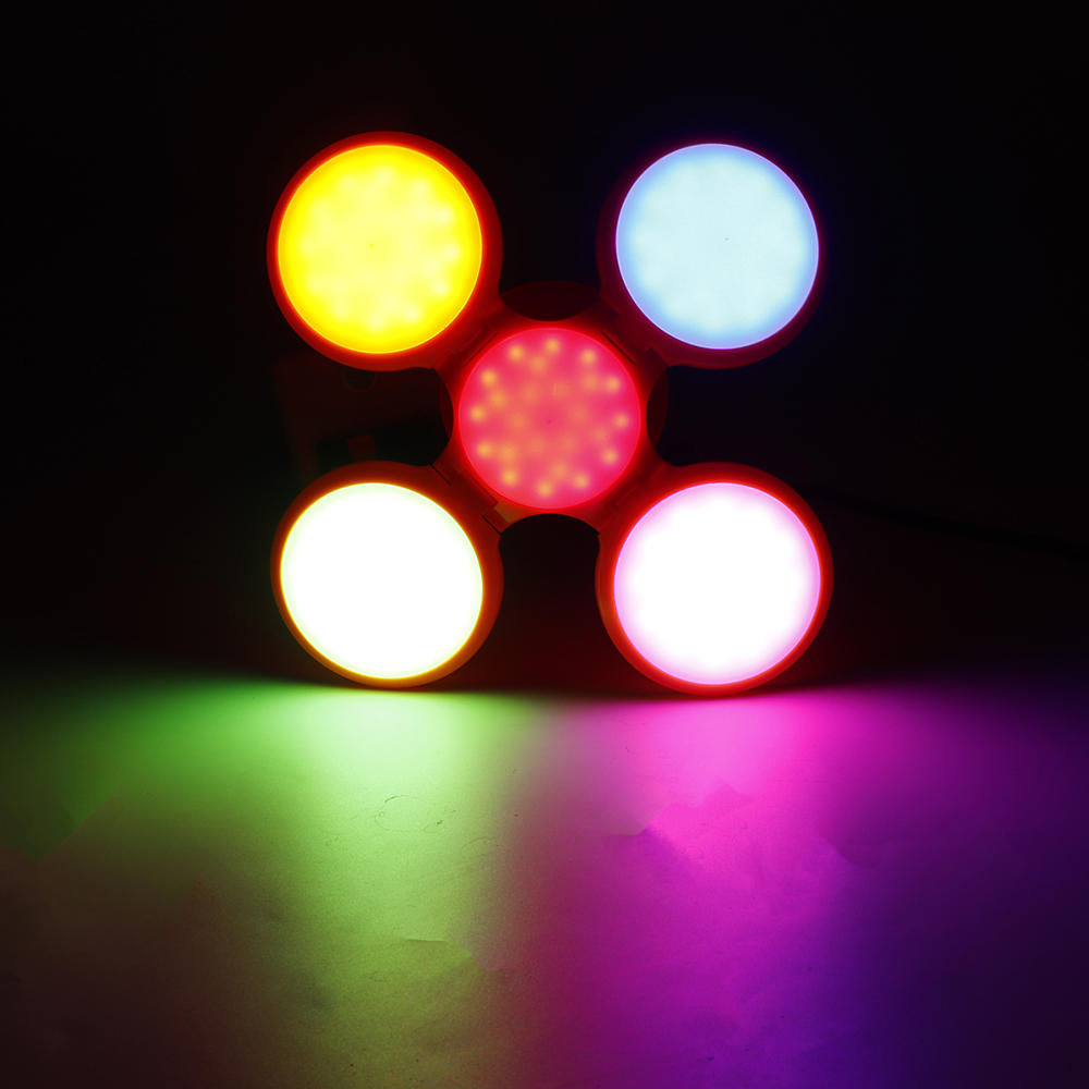 Bec LED Ajustabil si Pliabil cu forma de minge de fotbal, 40W