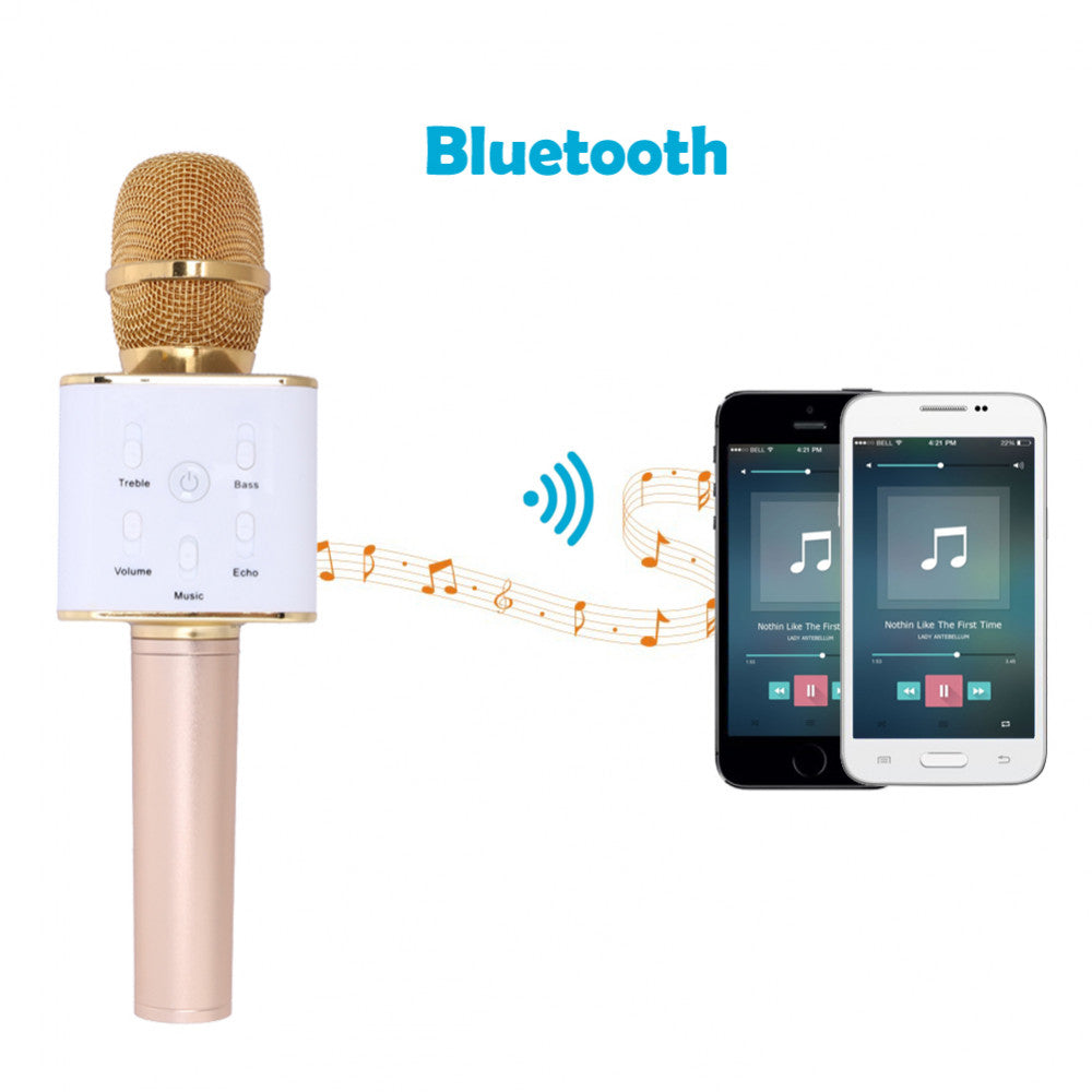 Microfon Profesional Wireless Karaoke Boxa Bluetooth Original TeleshopTV