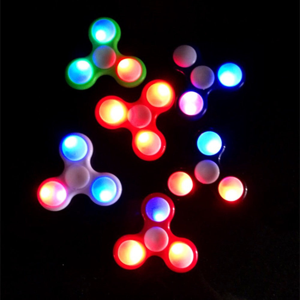 Jucarie antistres cu lumini Fidget Spinner