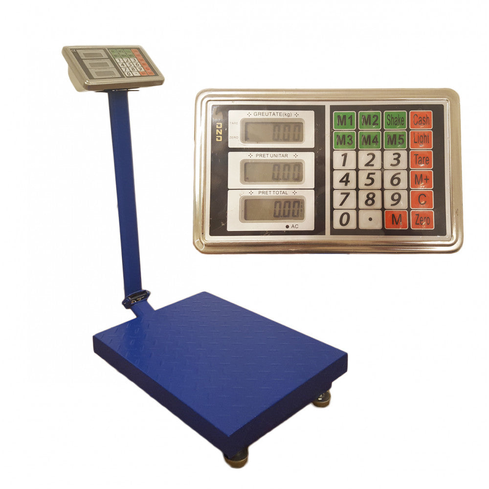 Cantar electronic LCD cu platforma si brat basculabil 500kg