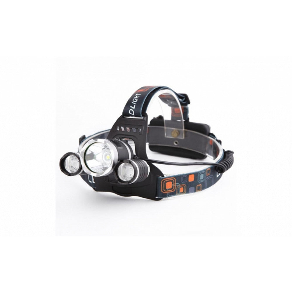 Lanterna frontala reincarcabila cu Zoom si LED Cree 5W