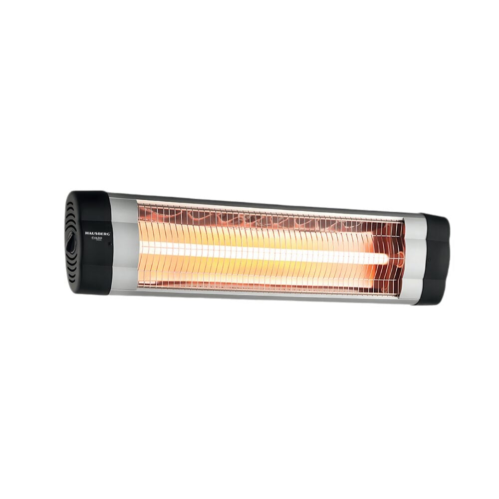 Radiator electric cu infrarosu Hausberg HB-8551, 2500W, 1 tub quartz, control reglabil cu termostat mecanic, protectie IP34