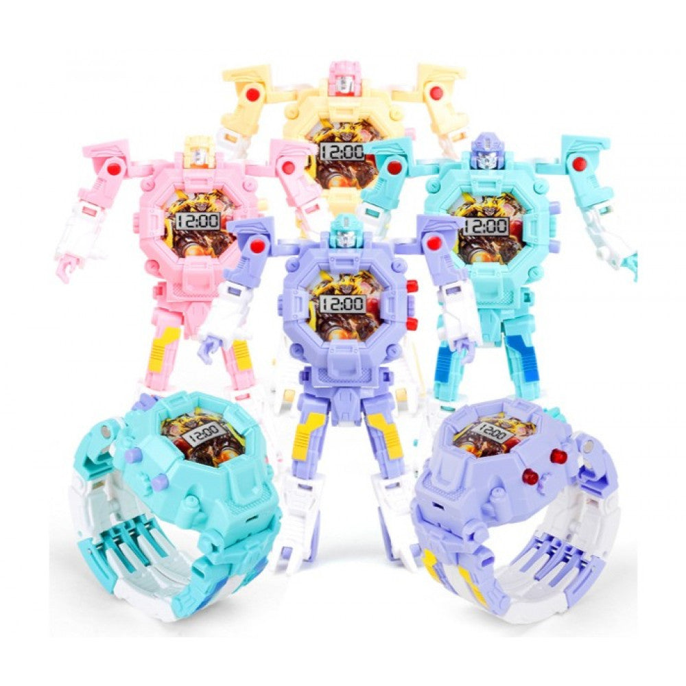 Ceas de mana robot transformers 2in1