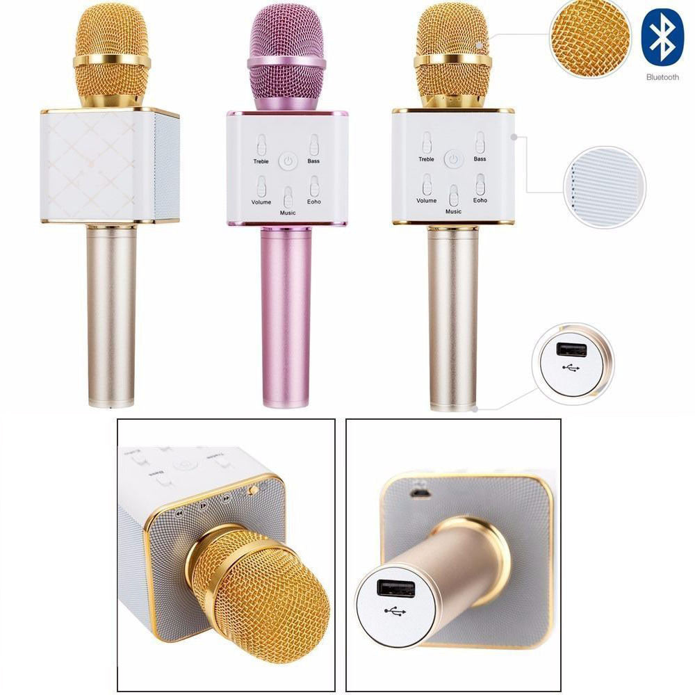 Microfon Profesional Wireless Karaoke Boxa Bluetooth Original TeleshopTV