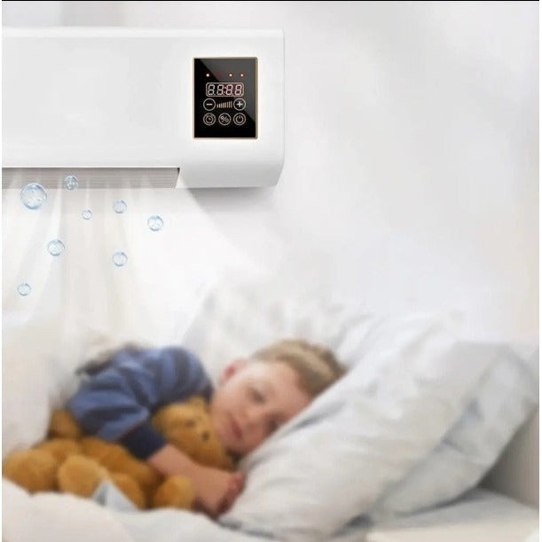 Racitor de aer portabil 2 in 1, 1800W, termostat electronic, display LED, timer, functii de racire si incalzire