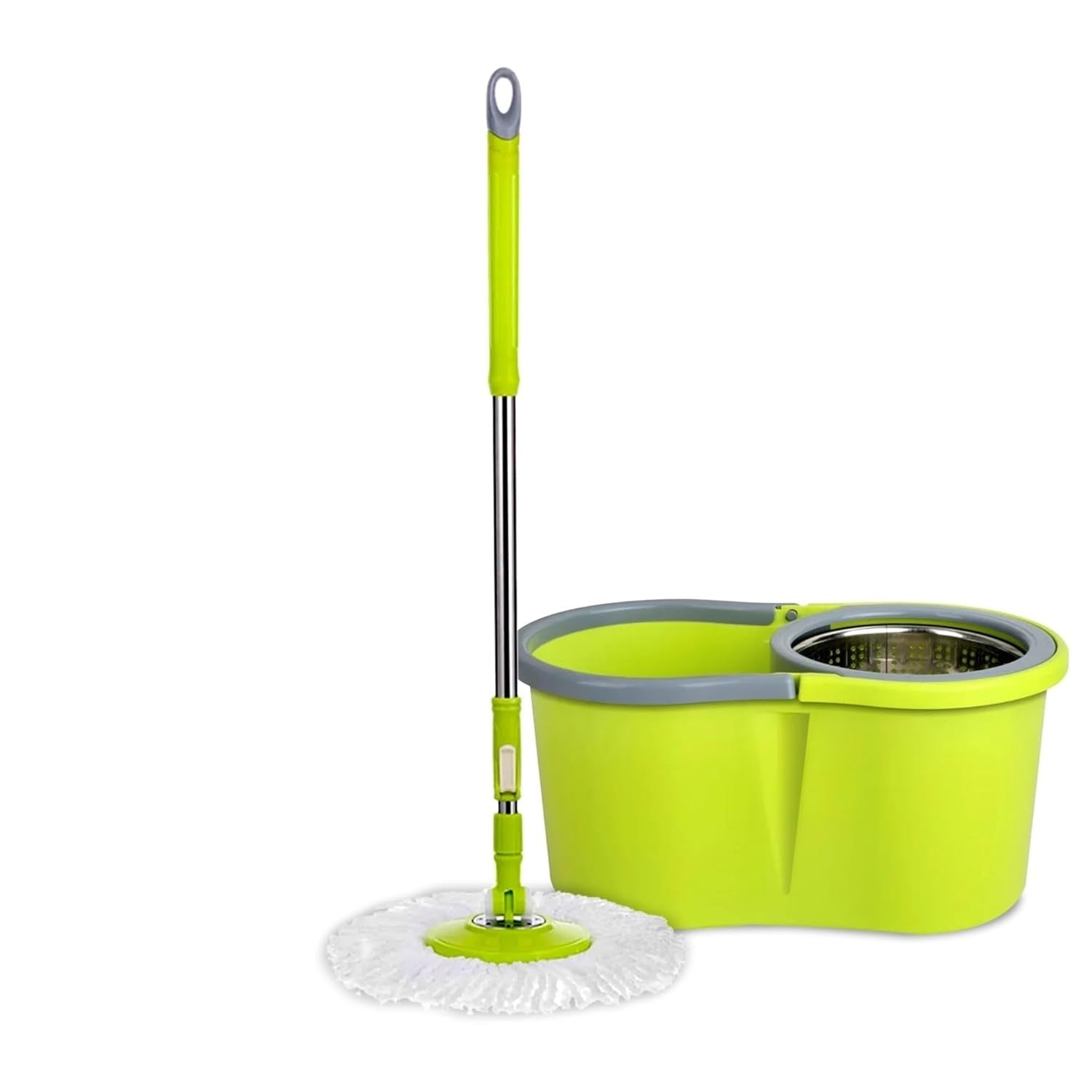 Set mop rotativ 360° galeata cu centrifuga inox
