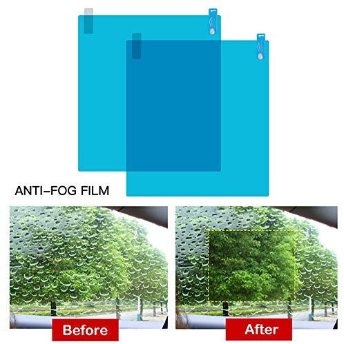 Set 2 folii universale pentru geamuri auto antiaburire, anti ceata