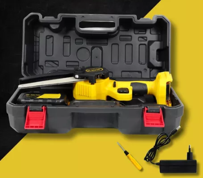Mini fierăstrău electric cu 2 acumulatori 21V